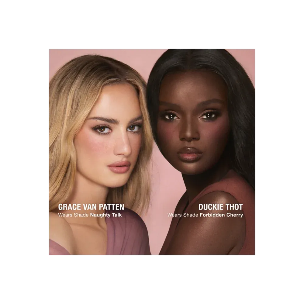 Charlotte Tilbury Pillow Talk Airbrush Flawless Blush Blur Naughty Talk