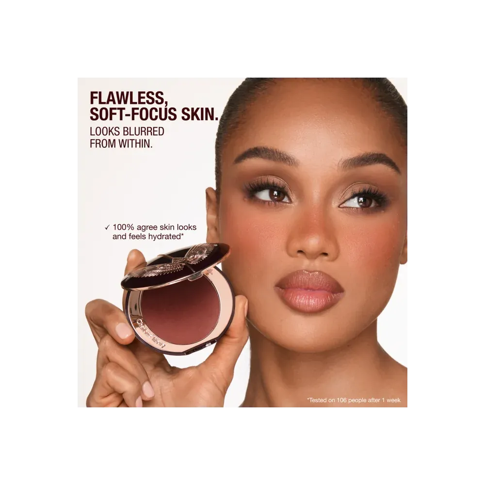 Charlotte Tilbury Pillow Talk Airbrush Flawless Blush Blur Naughty Talk