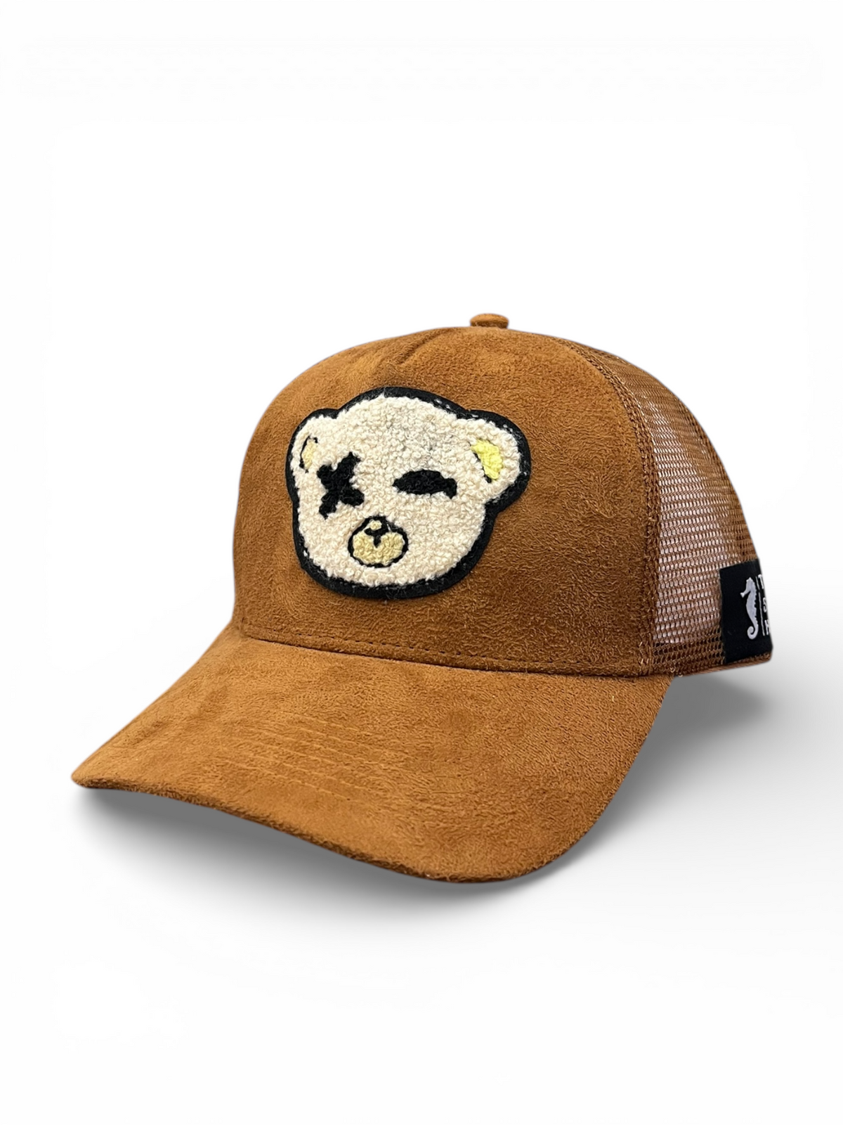 THE SEA HORSE Punk Bear - Brown Suede Cap – view 2