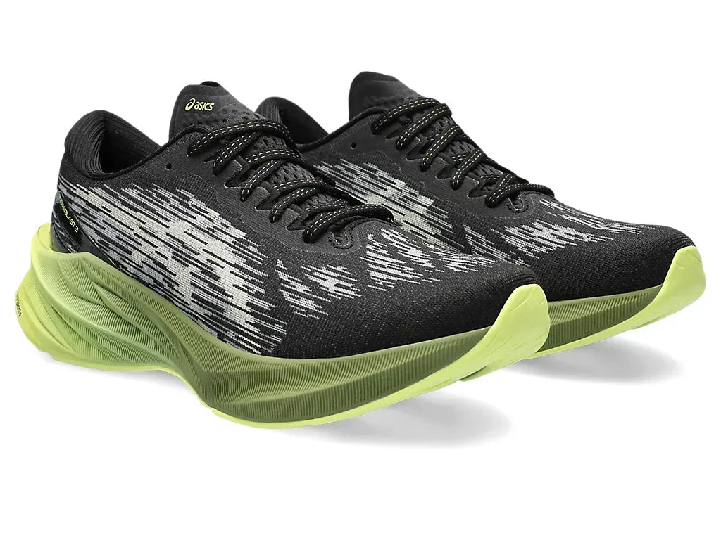 Asics Novablast 3 Black/Dried Leaf Green