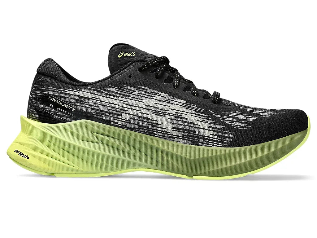 Asics Novablast 3 Black/Dried Leaf Green