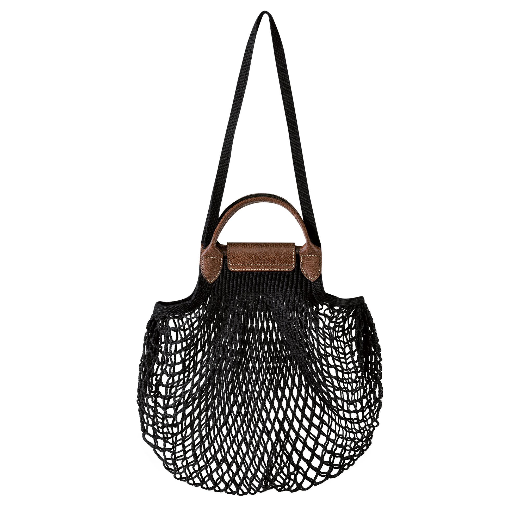 Longchamp Le Pliage Filet L Mesh bag Black
