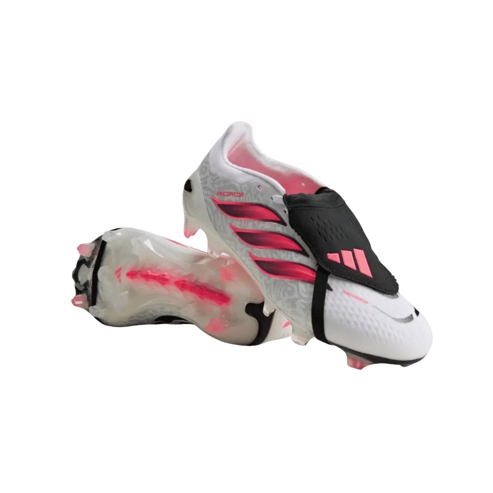 Adidas Predator Pro Fold-Over Tongue Firm Ground Soccer Cleats Cloud White