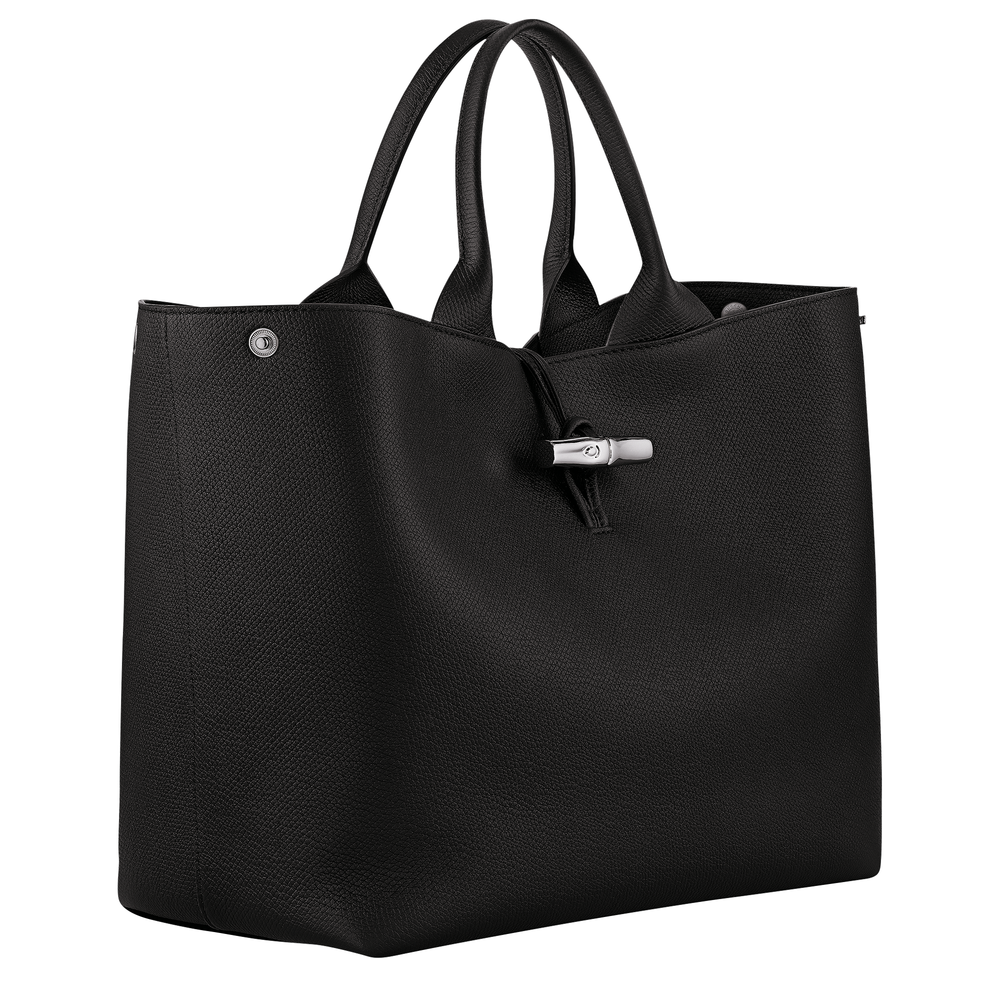 Longchamp Le Roseau L Handbag Black