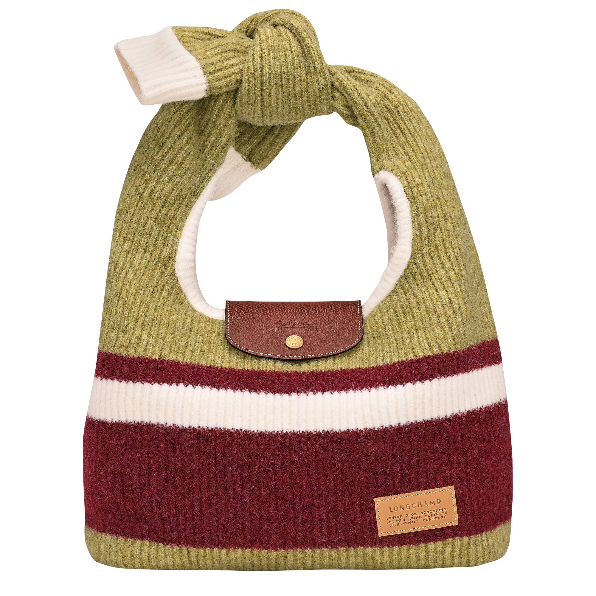 Longchamp Le Pliage Collection Shoulder bag Pistachio/Burgundy
