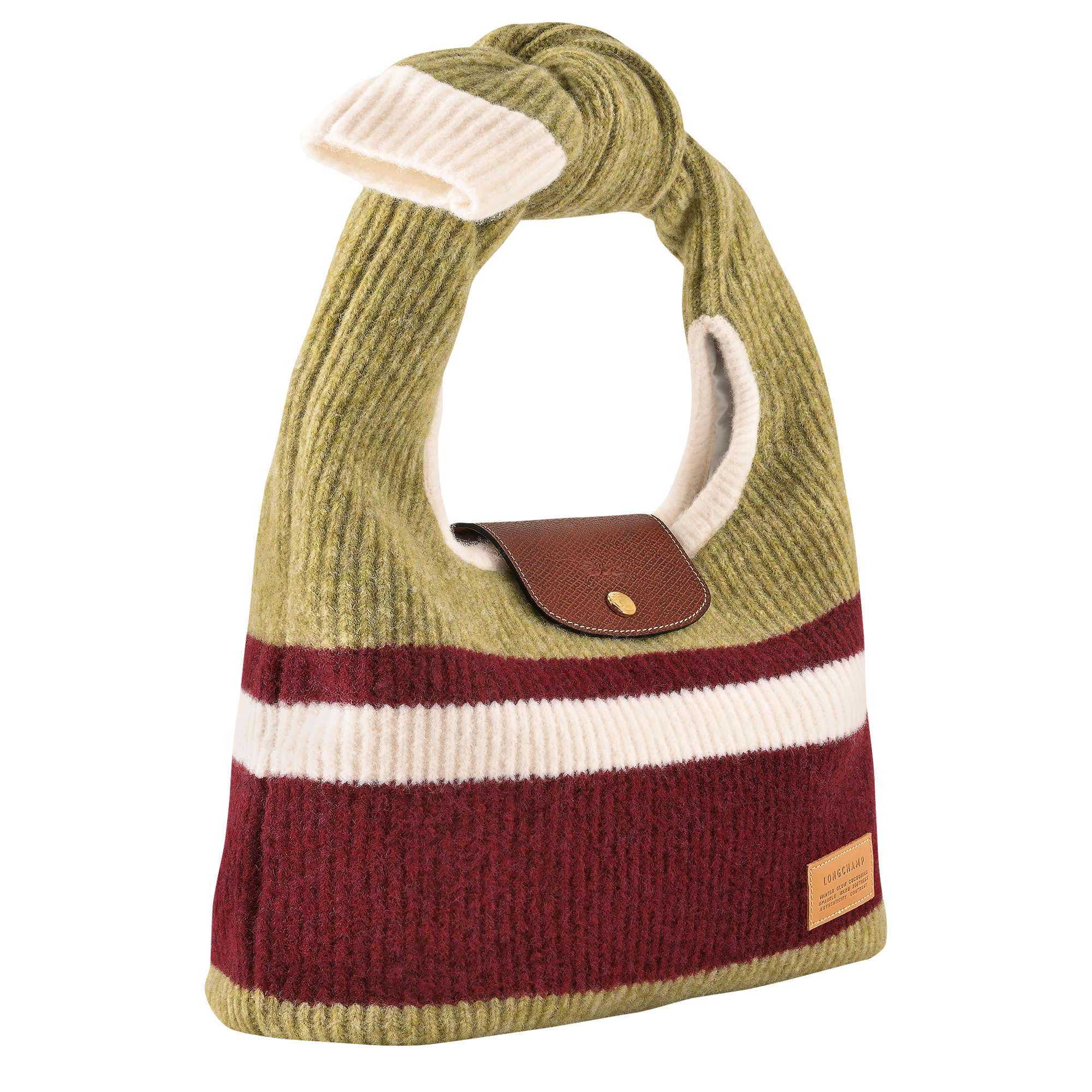 Longchamp Le Pliage Collection Shoulder bag Pistachio/Burgundy