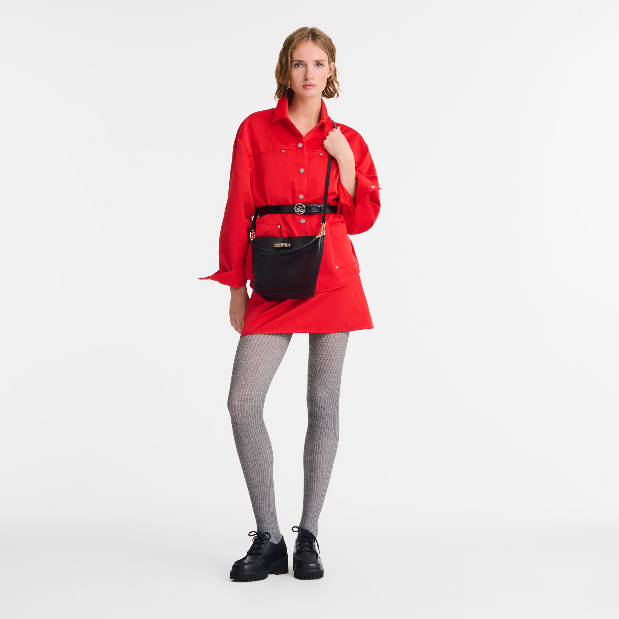 Longchamp Le Roseau XS Bucket bag Black