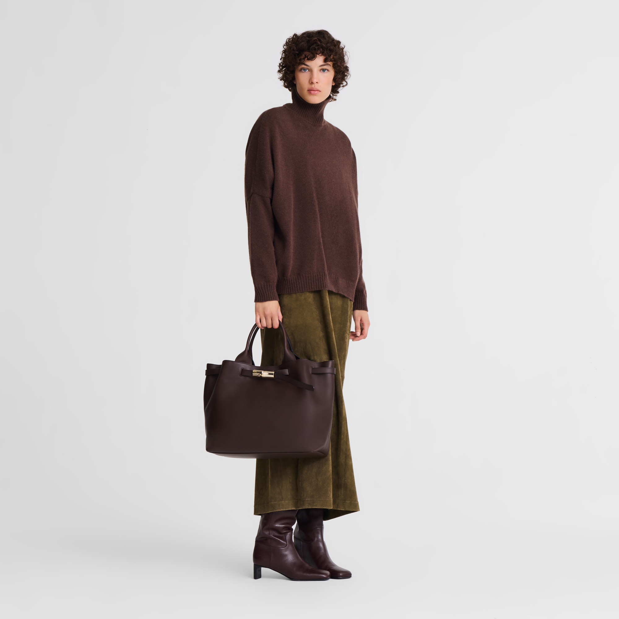 Longchamp Le Smart Handbag Mocha