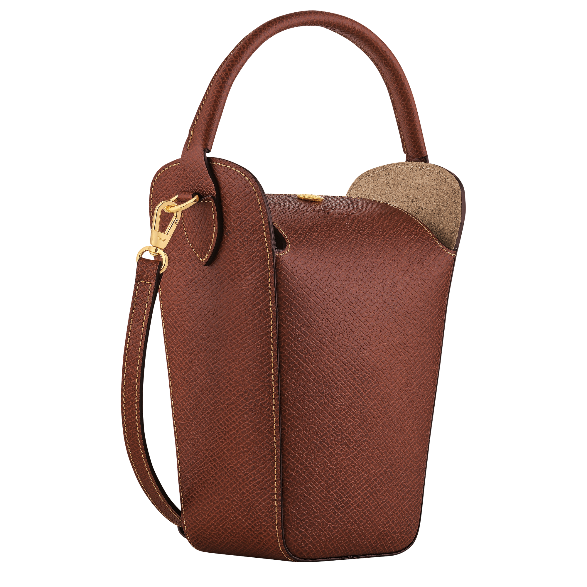 Longchamp Épure Pop corn bag Brown