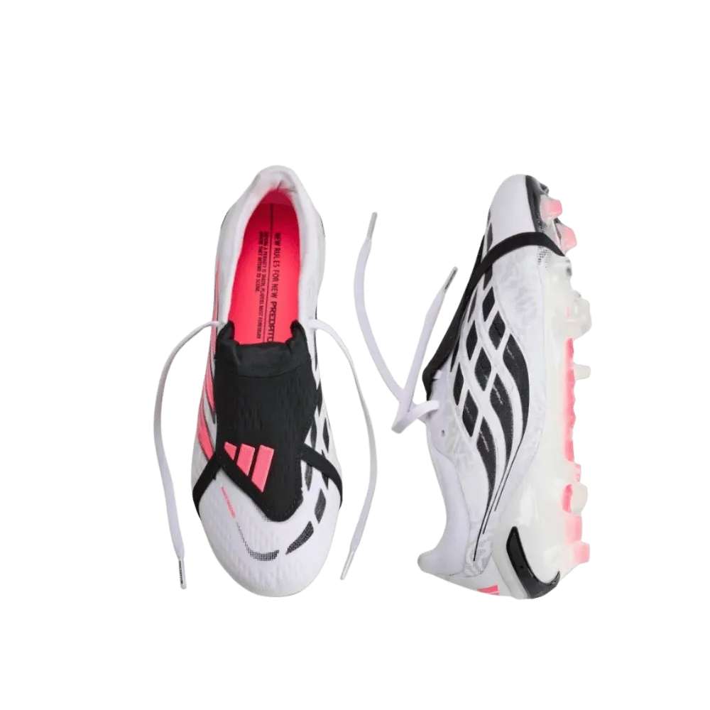 Adidas Predator Pro Fold-Over Tongue Firm Ground Soccer Cleats Cloud White