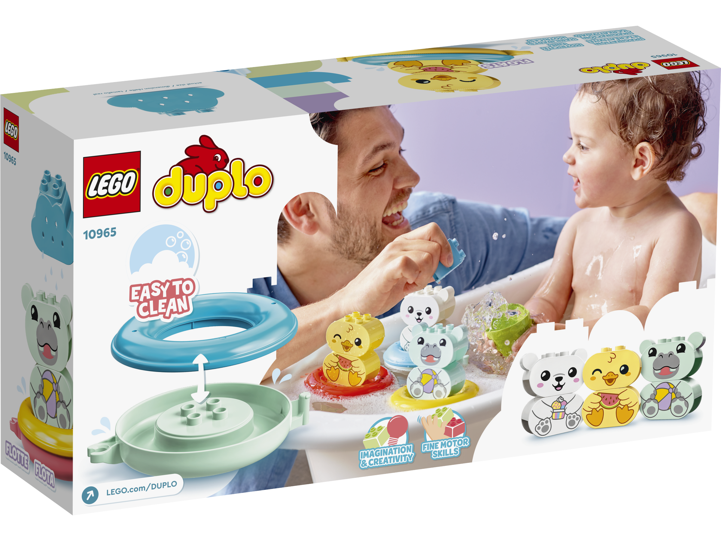Lego Bath Time Fun Floating Animal Train