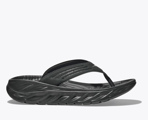 Hoka 'S Ora Recovery Flip Black Dark Gull Gray