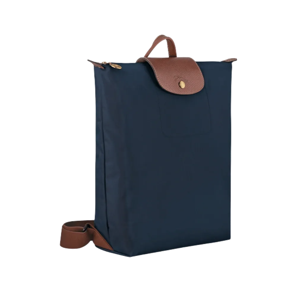Longchamp Le Pliage Original M Backpack Navy - Recycled canvas