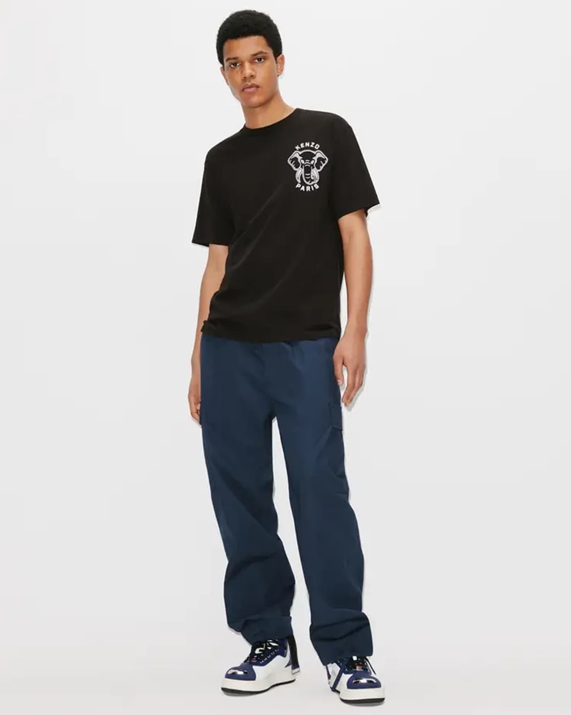 KENZO Graphic Print regular fit Crew-Neck T-Shirt