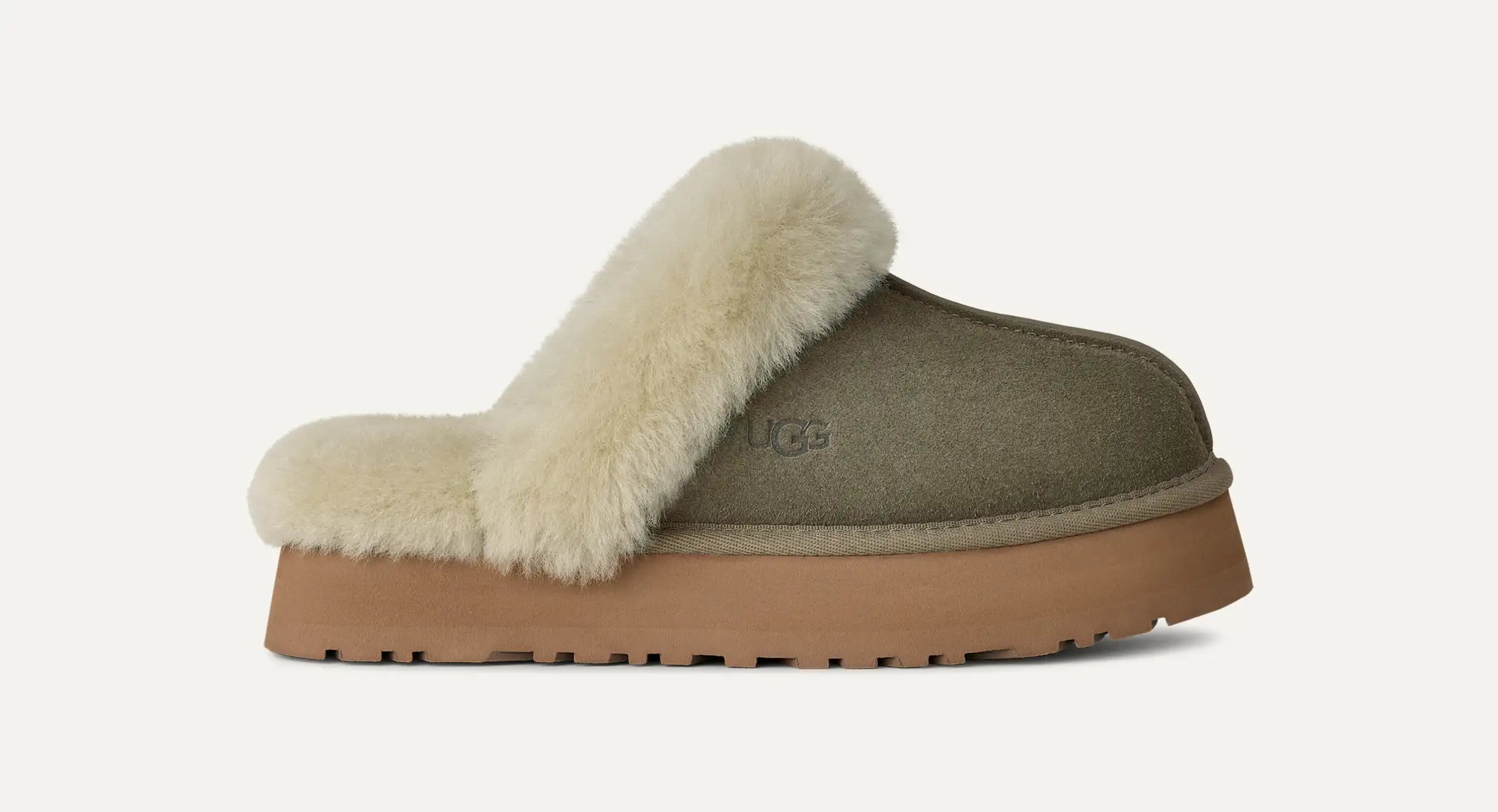Ugg Disquette Moss Green / Muted Brass