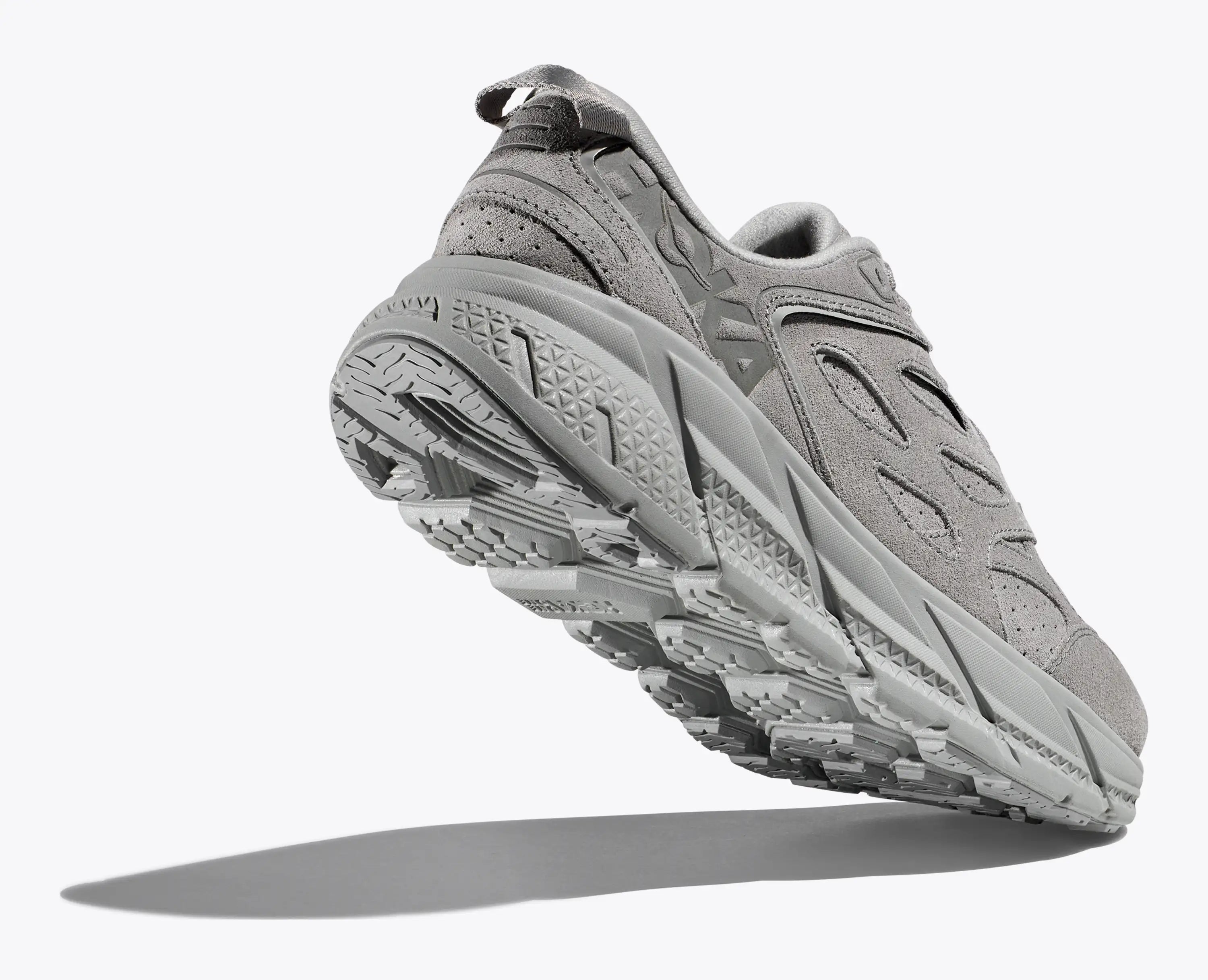 Hoka Clifton L Suede Limestone Limestone