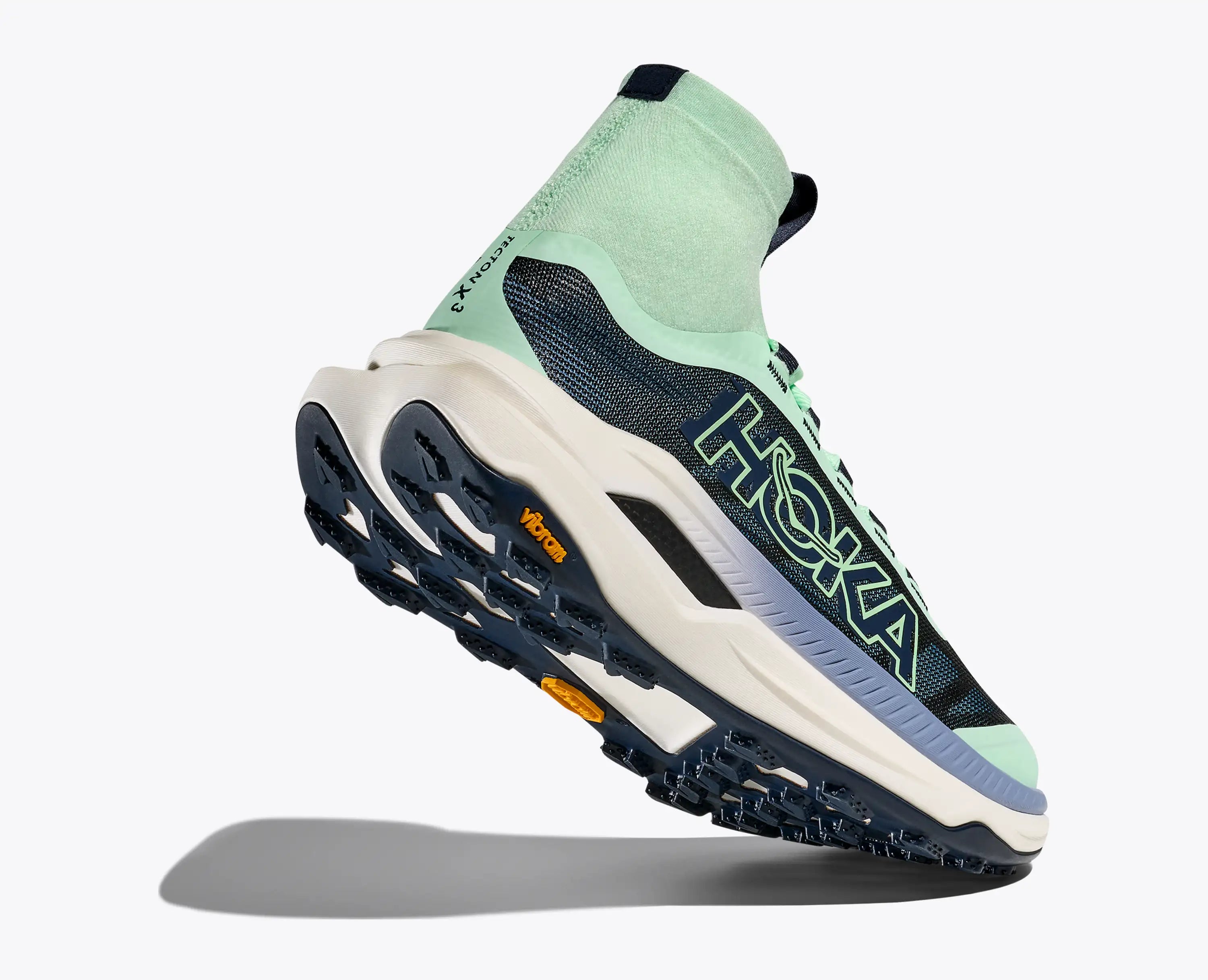 Hoka Women'S Tecton X 3 Mint Fluorite Varsity Navy