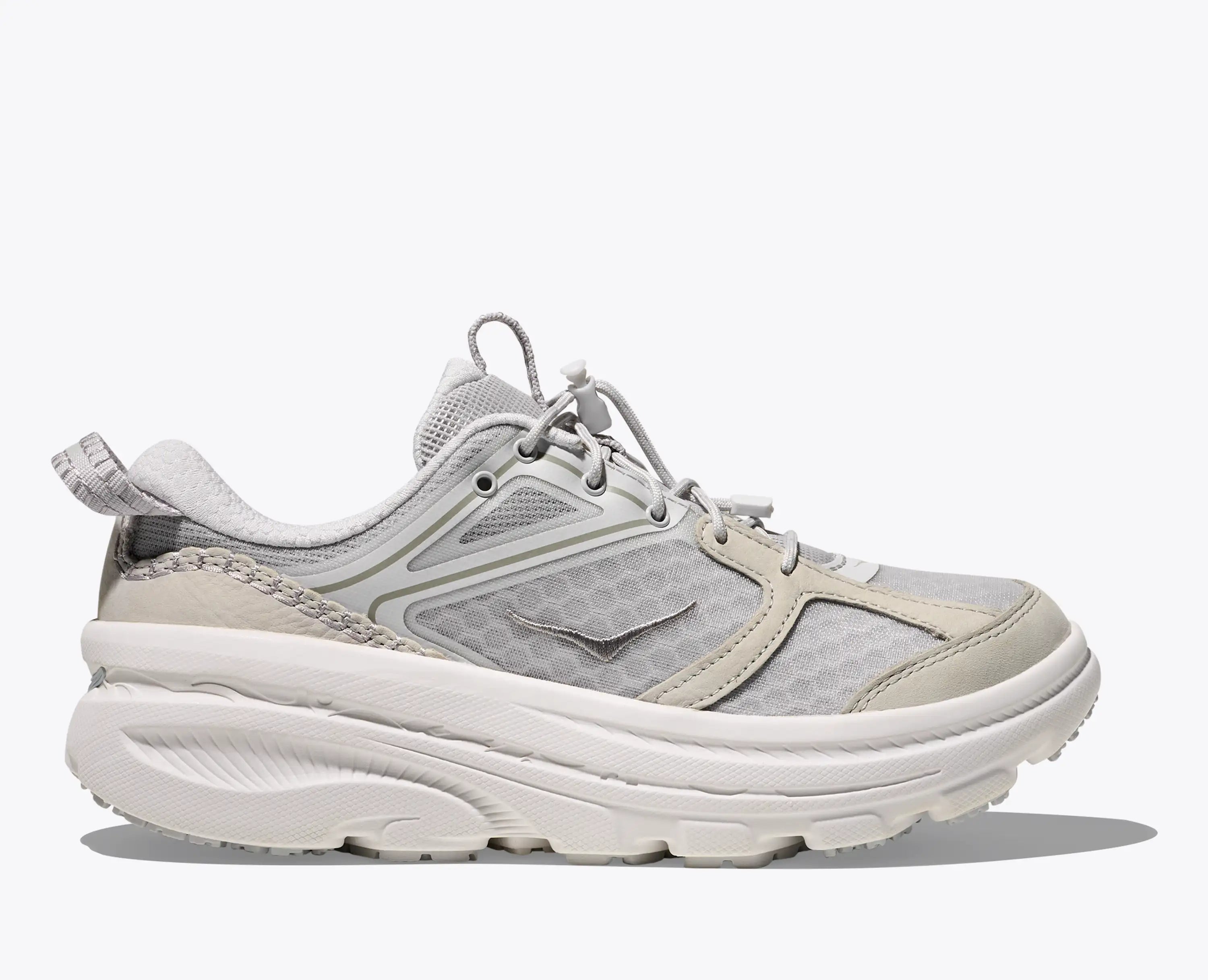 Hoka Bondi B3Ls Cosmic Grey White