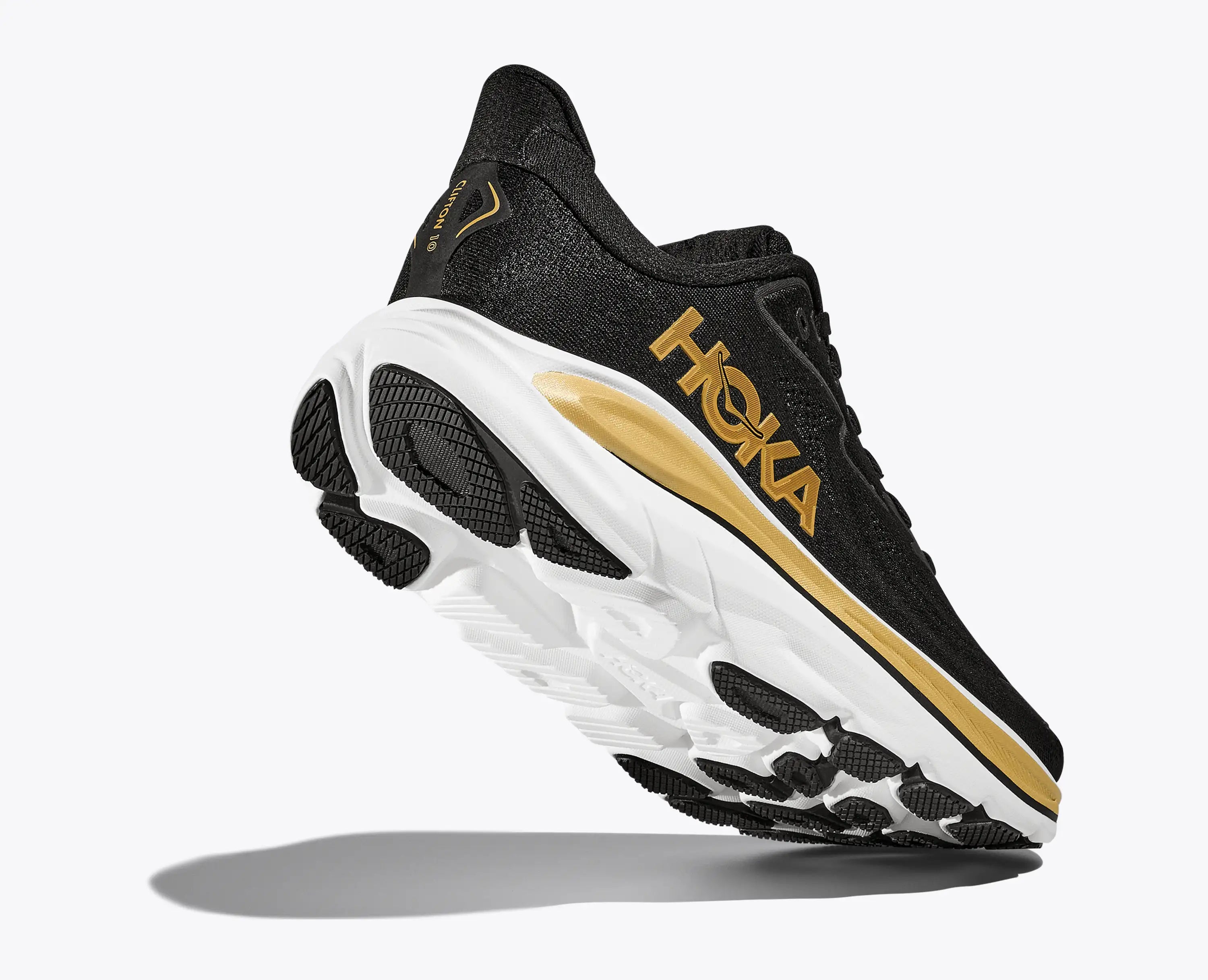 Hoka Women'S Clifton 10 Black Gold