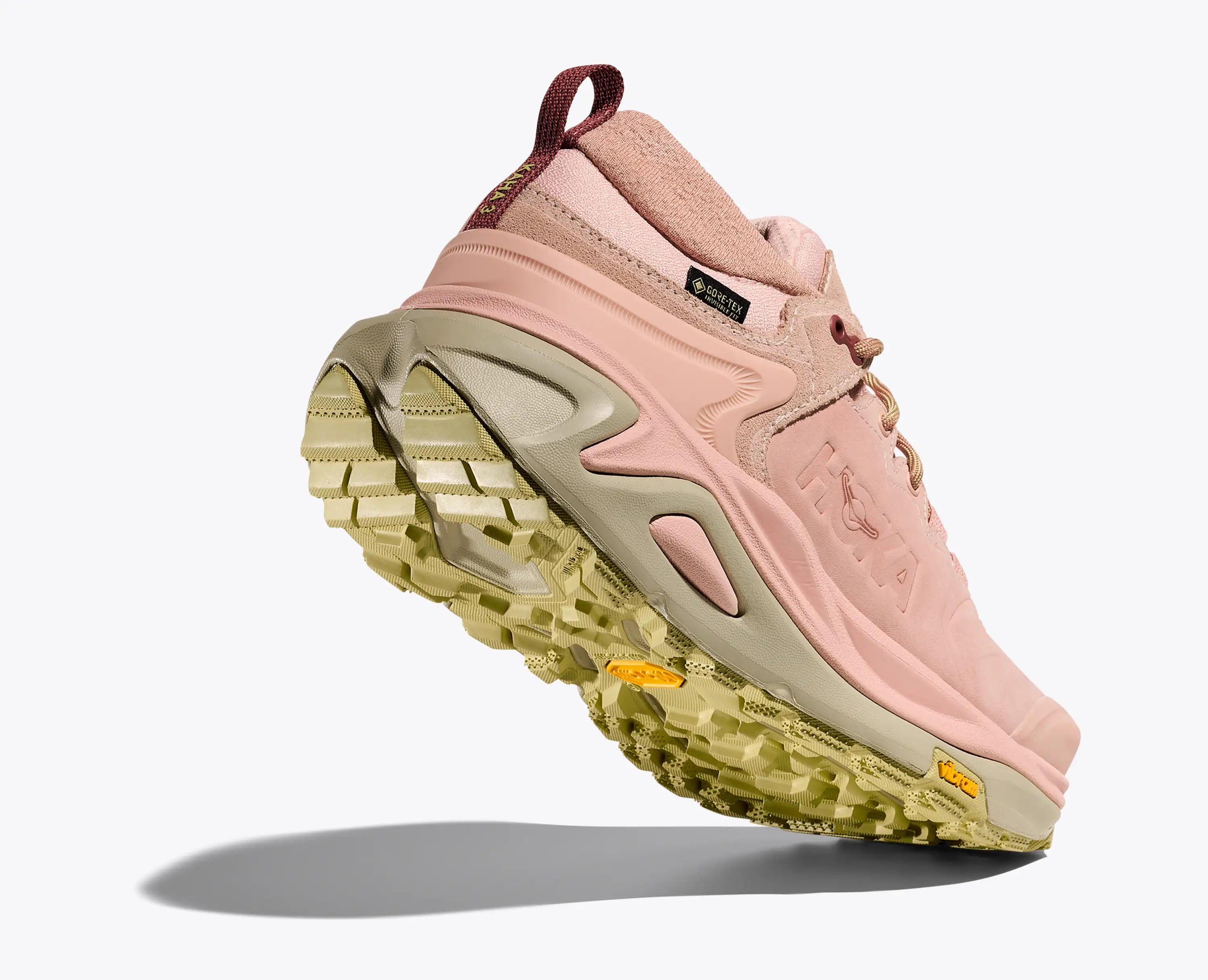 Hoka Women'S Kaha 3 Low Gtx Rose Latte Cardamom
