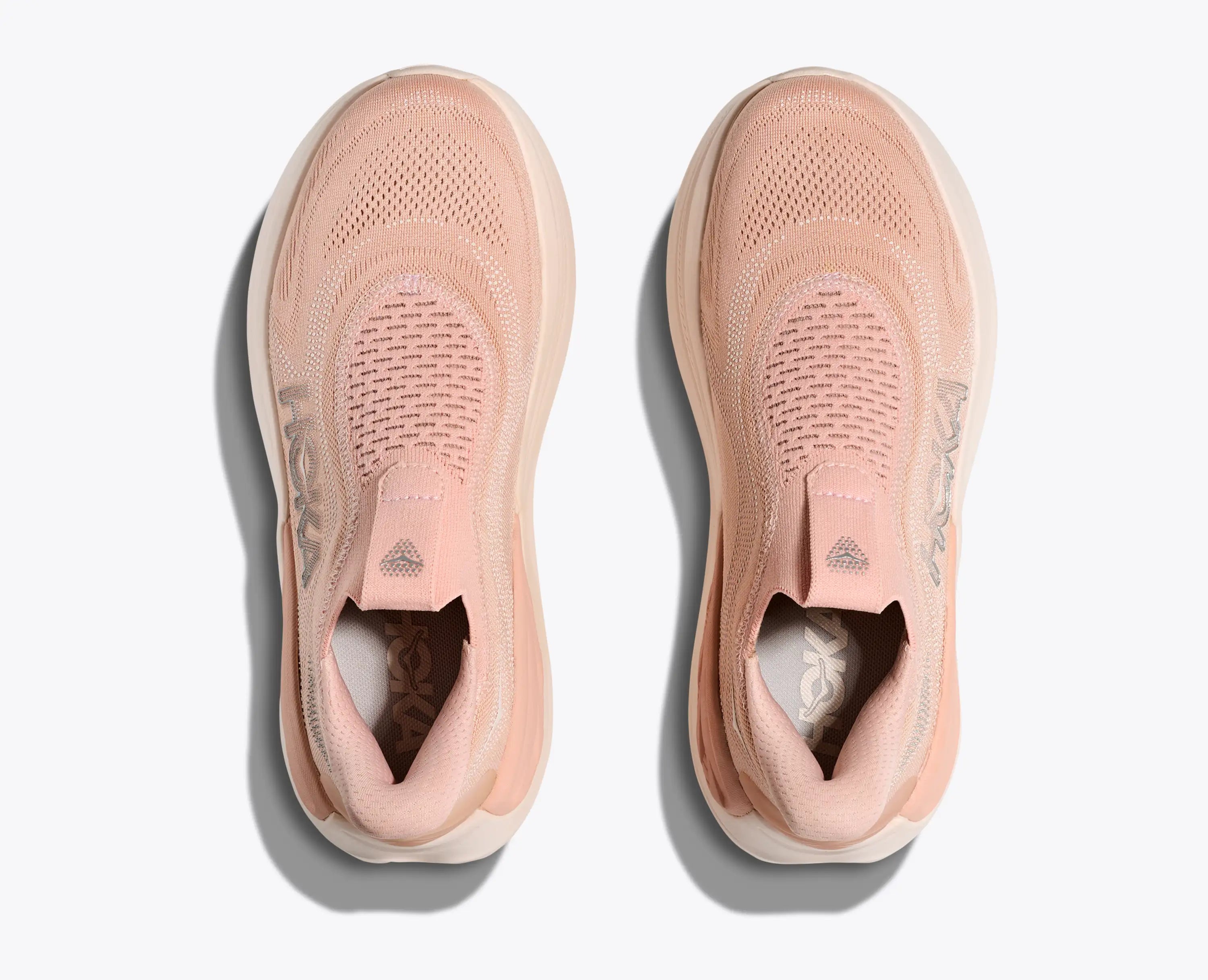 Hoka Women'S Skyward Laceless Rose Latte Rose Cream