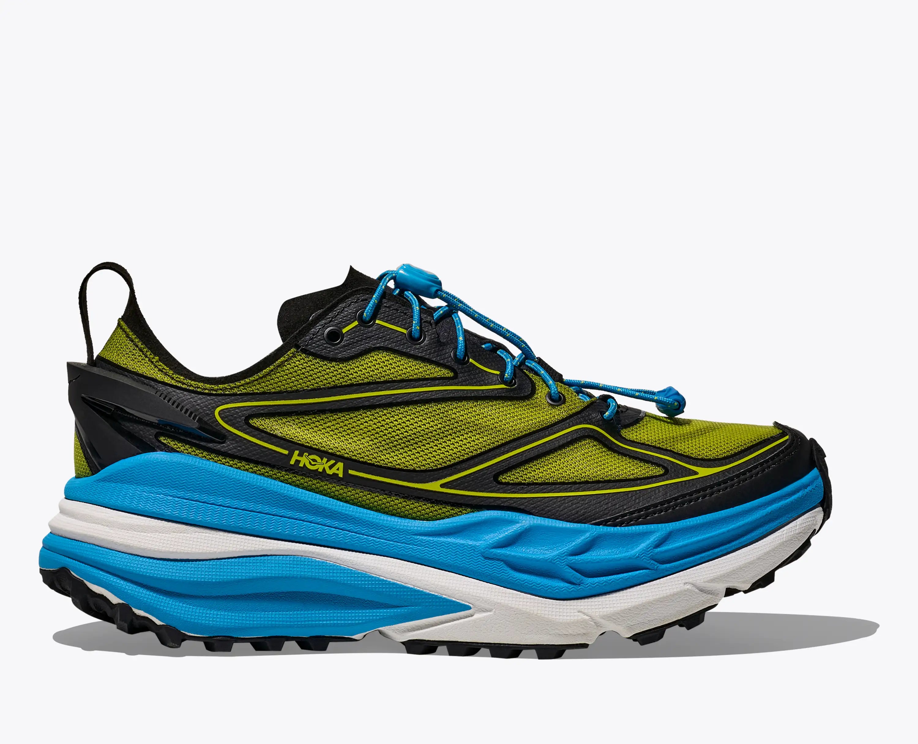 Hoka Stinson One7 Black Skyward Blue