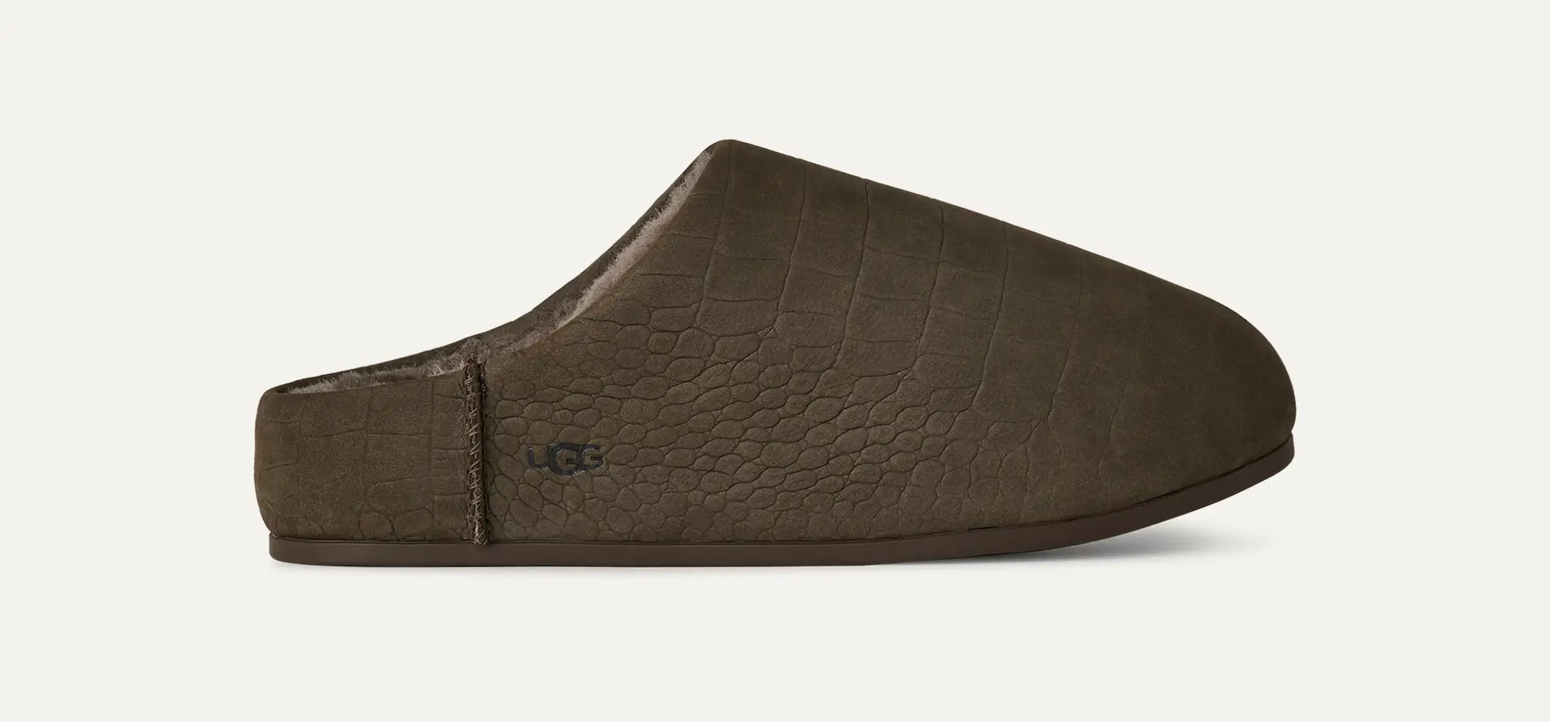 Ugg Elea Embossed Slip-On Dense Smoke