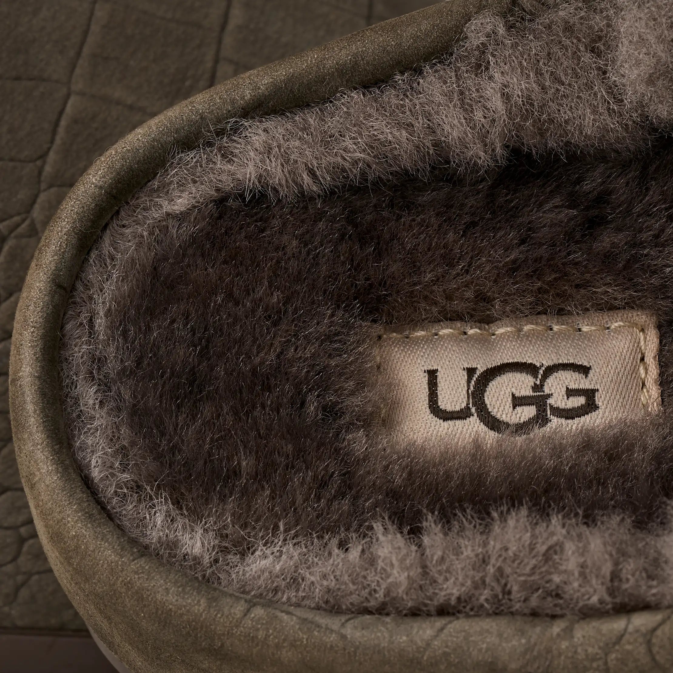 Ugg Elea Embossed Slip-On Dense Smoke