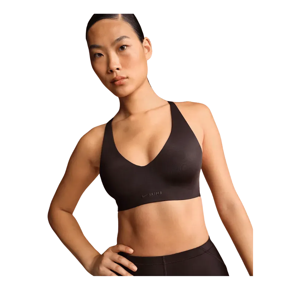 Nike x Skims Shine Women's V-Neck Bra Phoenix