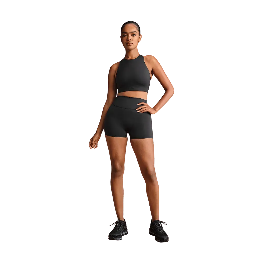 Nike X Skims Matte Women's High-Waisted 3" Boyshorts Obsidian