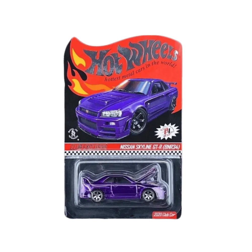 Hot Wheels RLC Nissan Skyline GT-R (R34) Spectraflame Purple