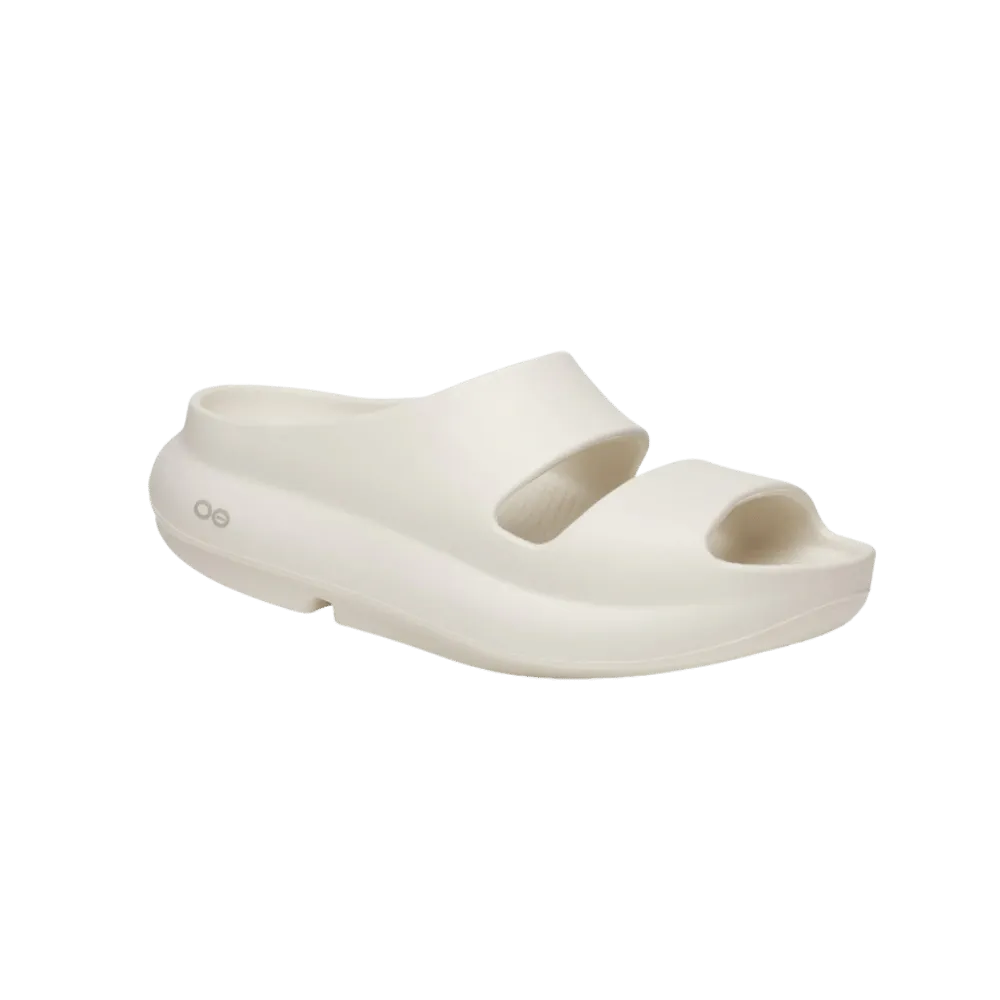 Oofos OOyea Slide Sandal - Chalk