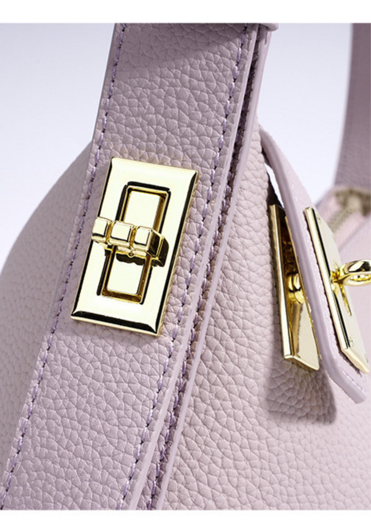 Favori Lumi - Ladies leather Baguette | Mauve – view 12