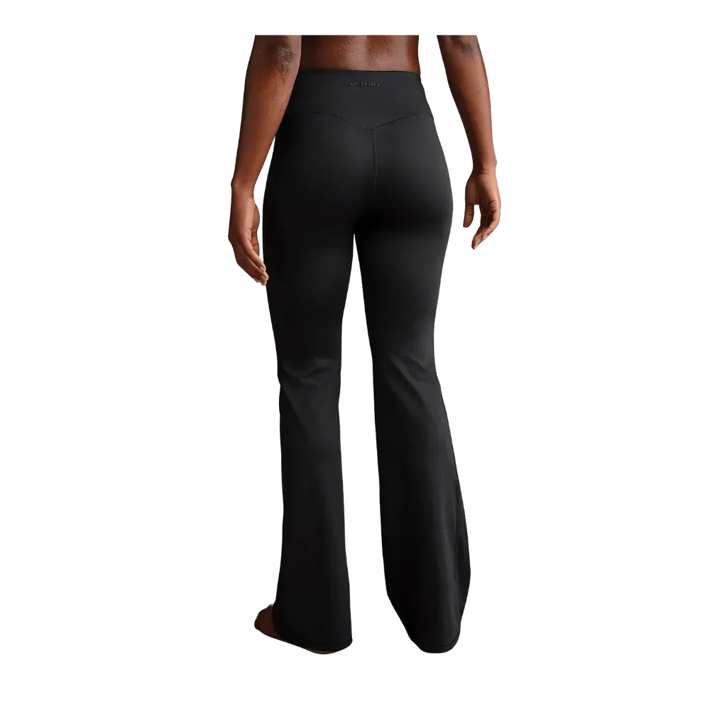 Nike X Skims Matte Women's High-Waisted Slim Flared Leggings Obsidian