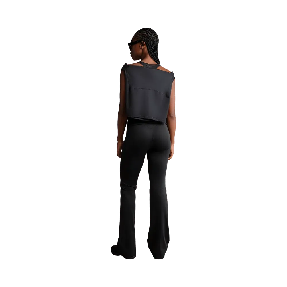 Nike X Skims Matte Women's High-Waisted Slim Flared Leggings Obsidian