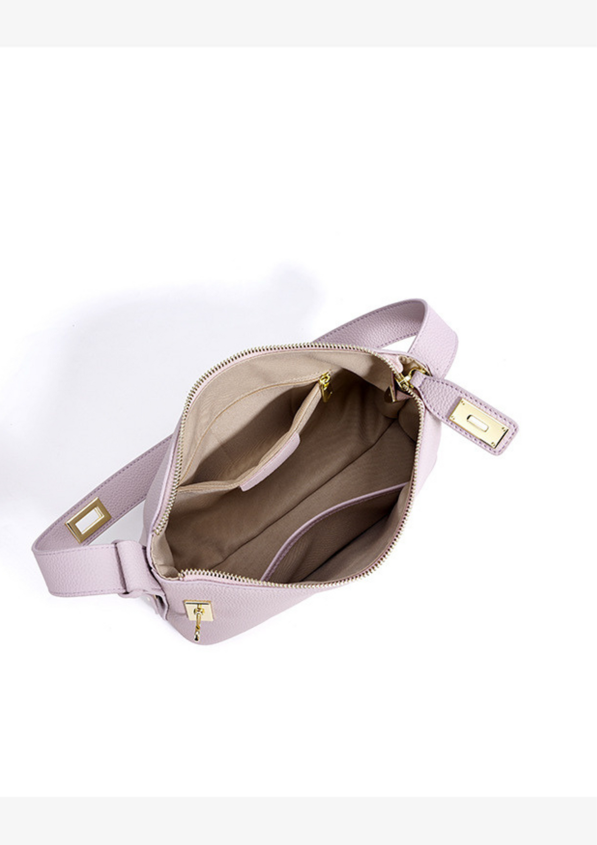 Favori Lumi - Ladies leather Baguette | Mauve – view 10
