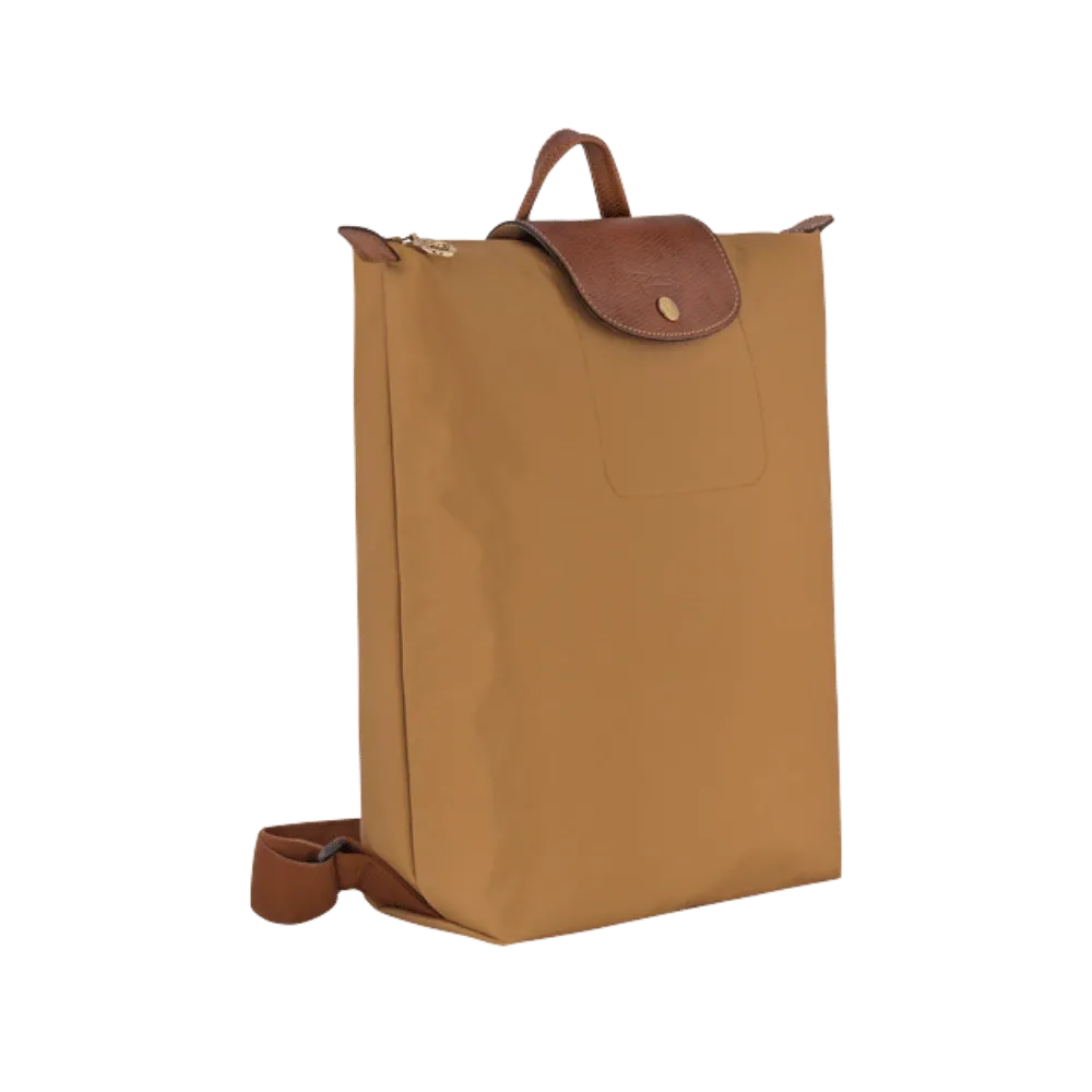 Longchamp Le Pliage Original M Backpack Fawn - Recycled canvas