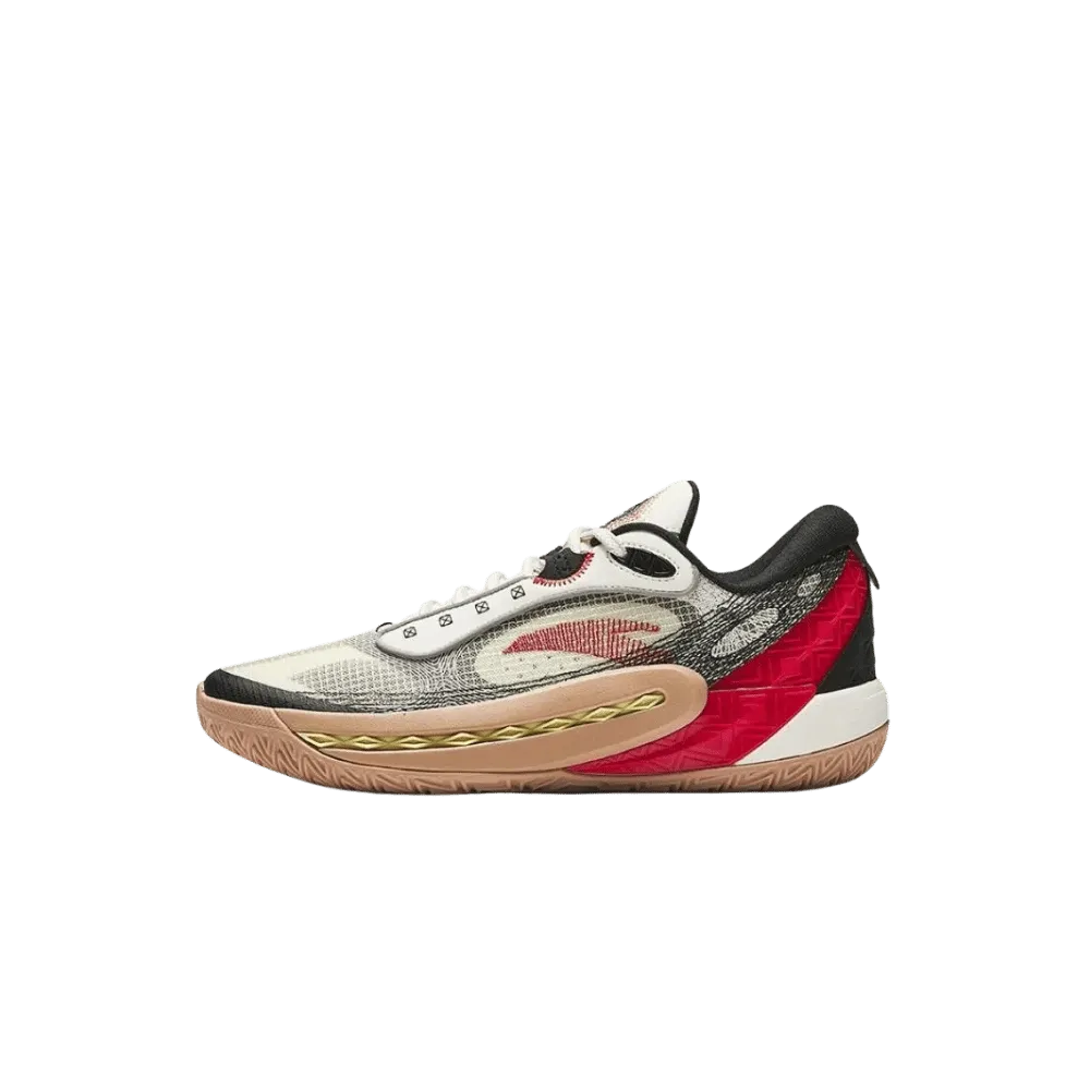 Anta Shockwave 6 White, Black and Red