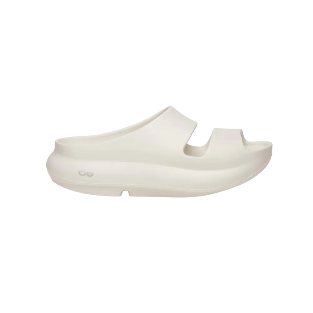 Oofos OOyea Slide Sandal - Chalk