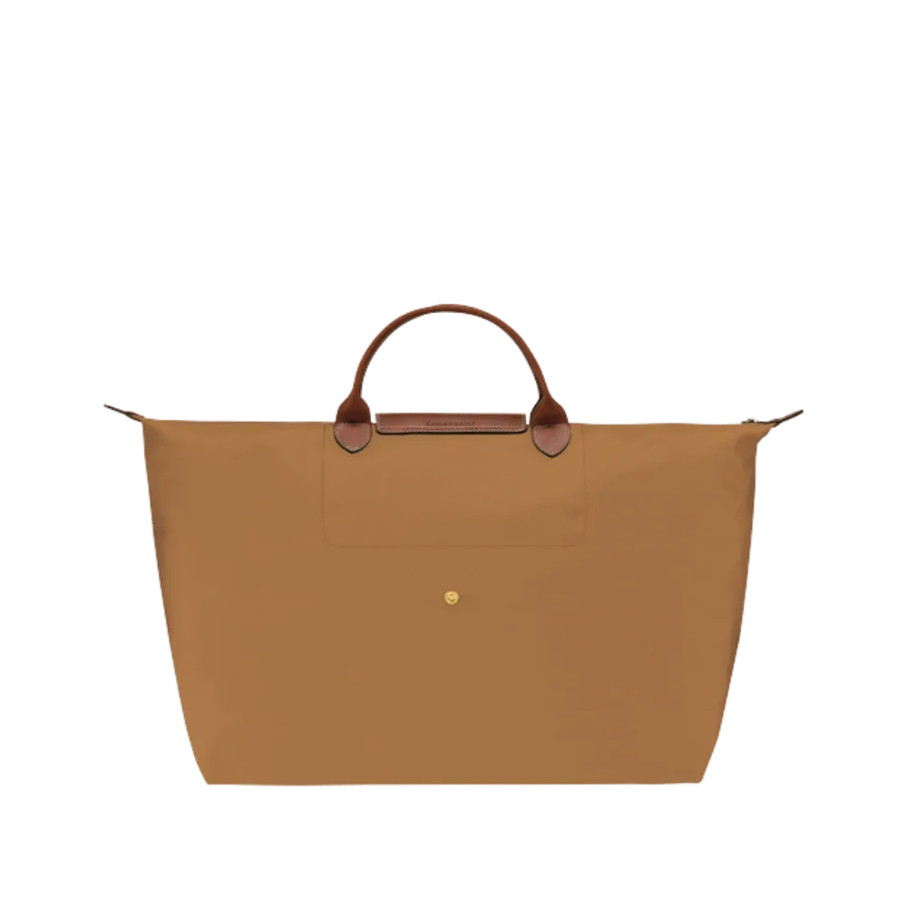 Longchamp Le Pliage Original M Handbag Fawn - Recycled canvas