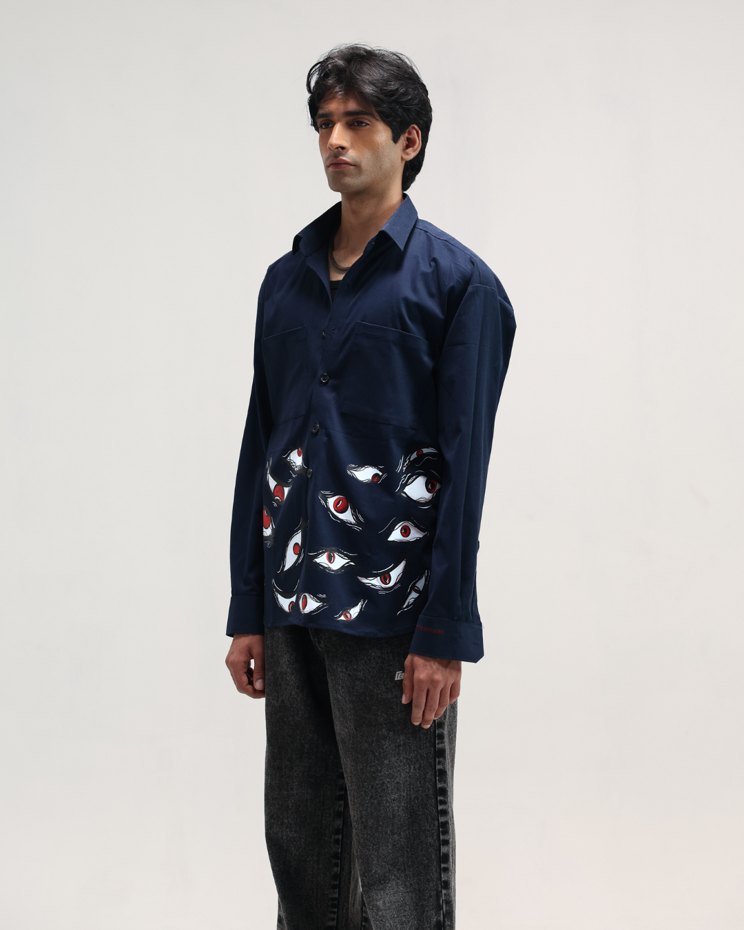 PELIOS GOD OF EMOTIONS™ THE ALL SEEING FEAR OVERSIZED SHIRT – view 2