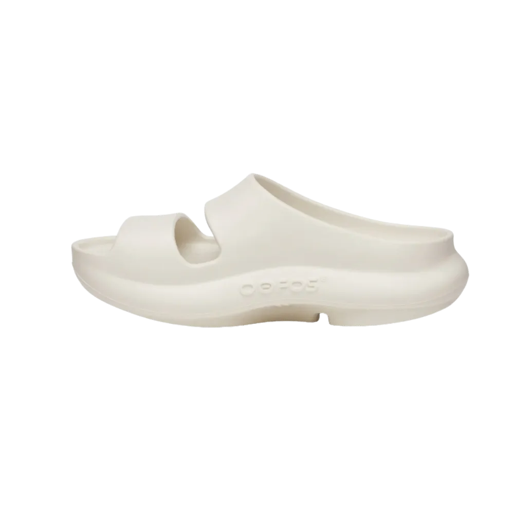 Oofos OOyea Slide Sandal - Chalk