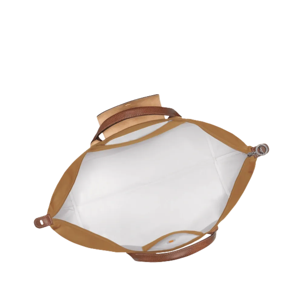 Longchamp Le Pliage Original M Handbag Fawn - Recycled canvas