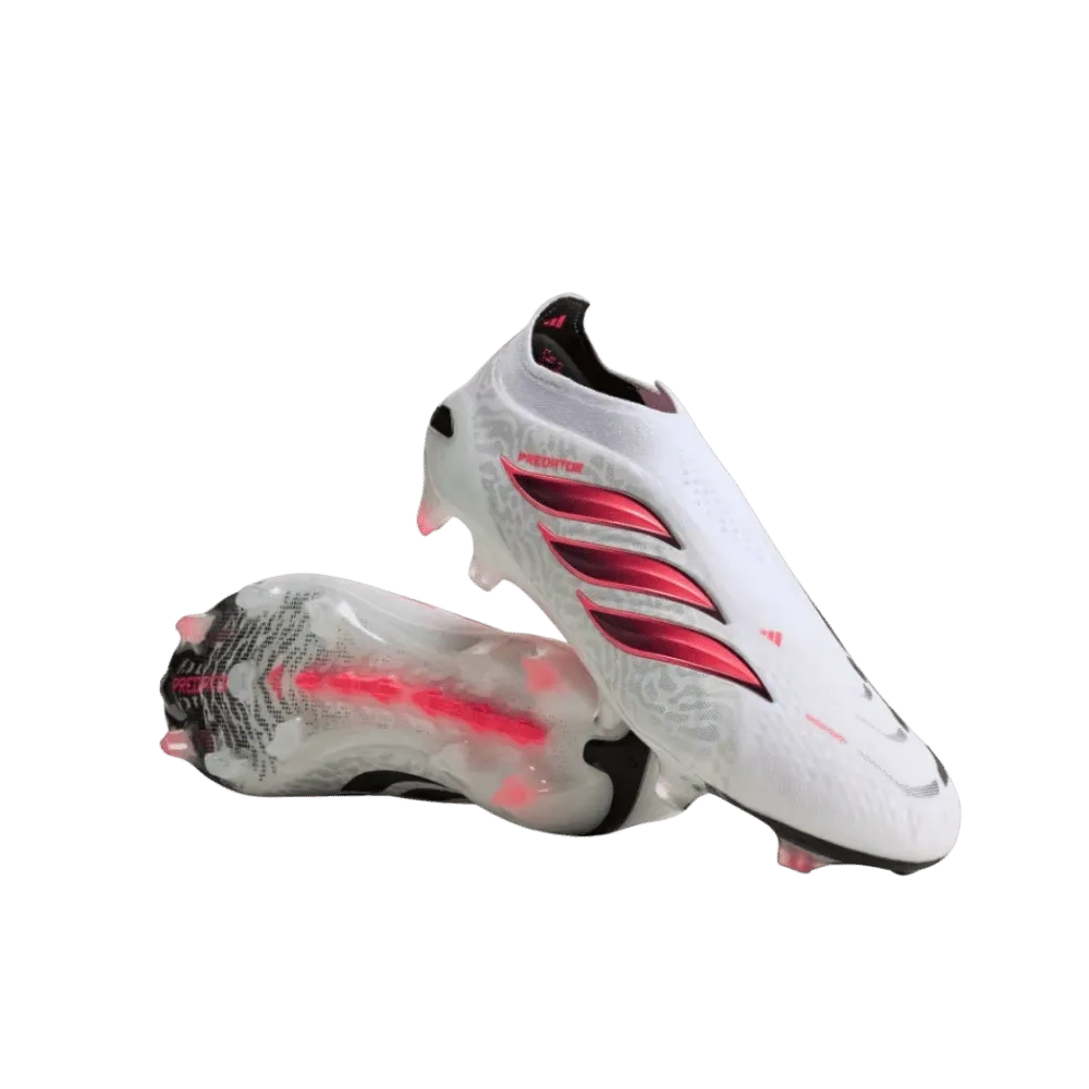 Adidas Predator Elite Laceless Firm Ground Soccer Cleats Cloud White