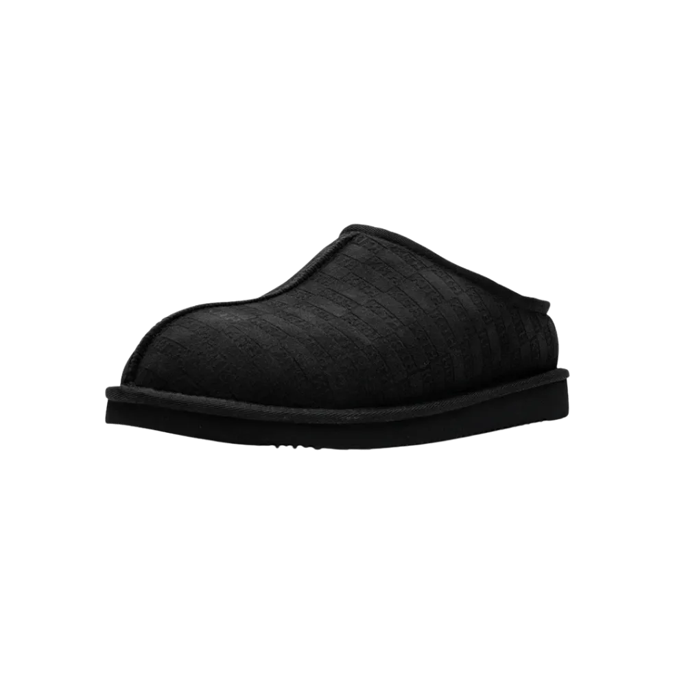 Kith Monogram Shearling Slippers - Black