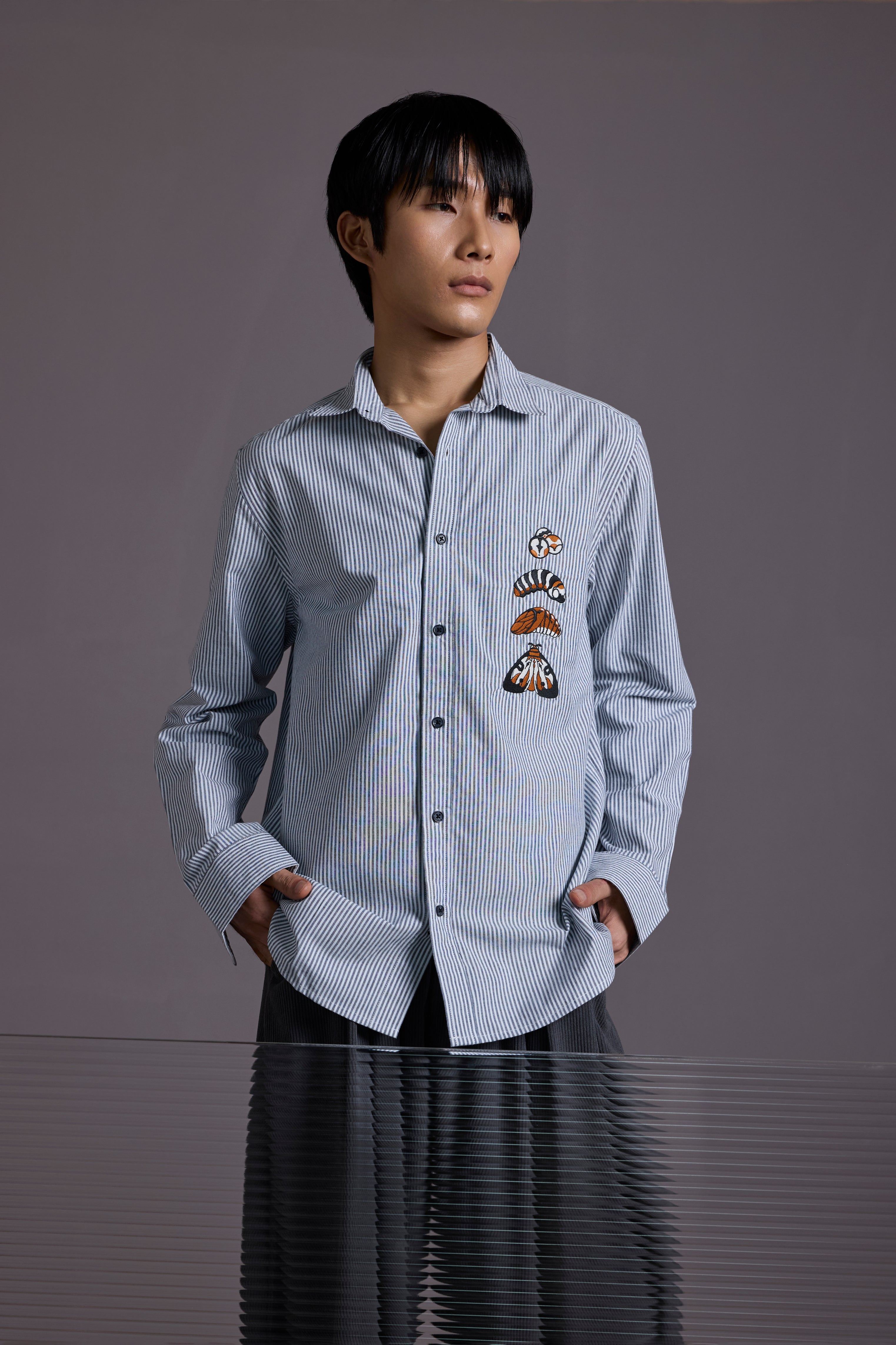 VINDOF CYCLE OF LIFE OXFORD SHIRT – view 3