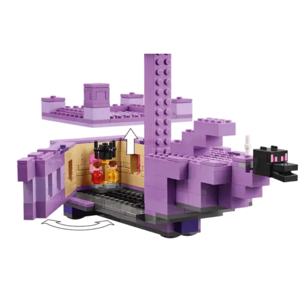 Lego Minecraft The Ender Dragon and End Ship