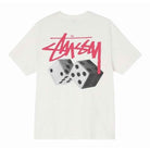 STUSSY ROLL THE DICE "WHITE" - dawntown