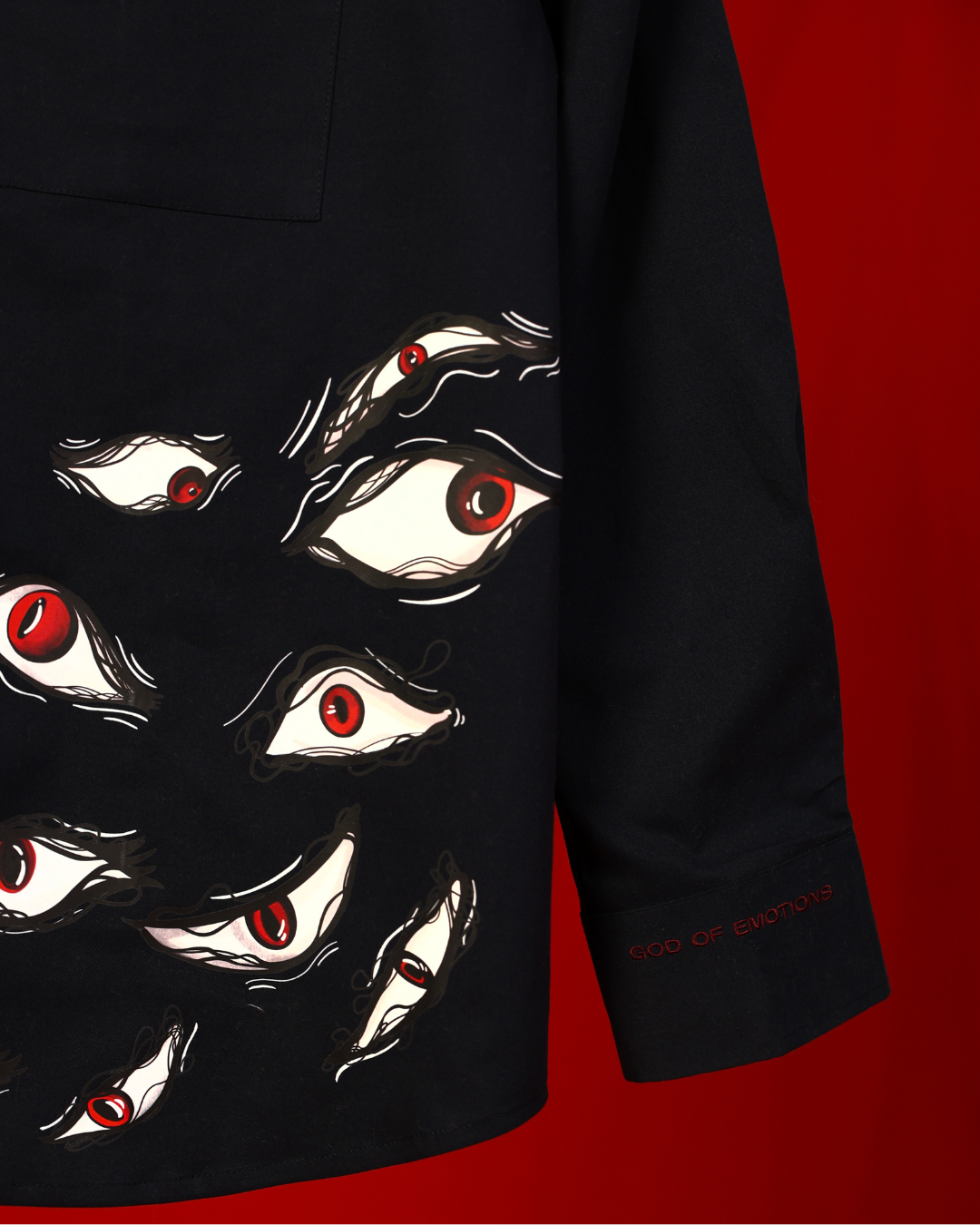 PELIOS GOD OF EMOTIONS™ THE ALL SEEING FEAR OVERSIZED SHIRT – view 6
