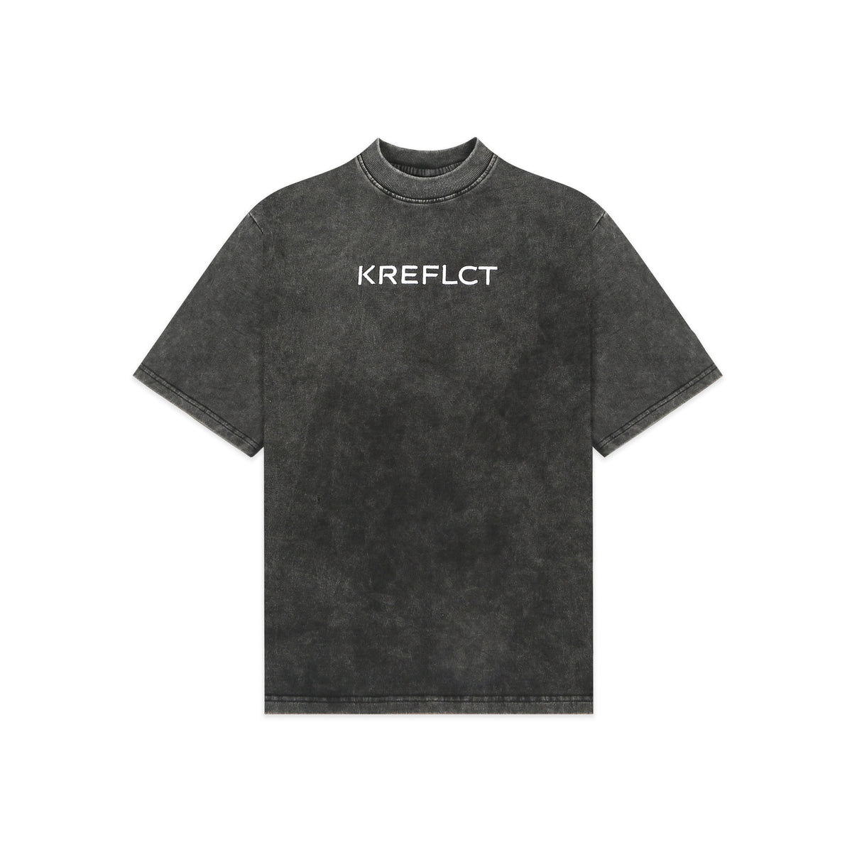 Kreflct WASHED TEE - BLACK